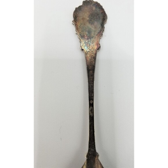 Vintage Royal Wilshire Silver Souvenir Spoon | 1982 Christmas Candle Design - Picture 3 of 8